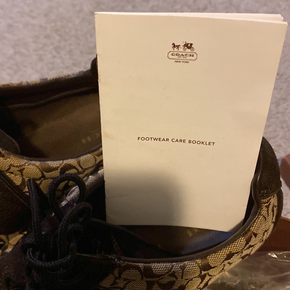 Remonna khaki/chestnut Coach sneaker - Picture 4 of 5